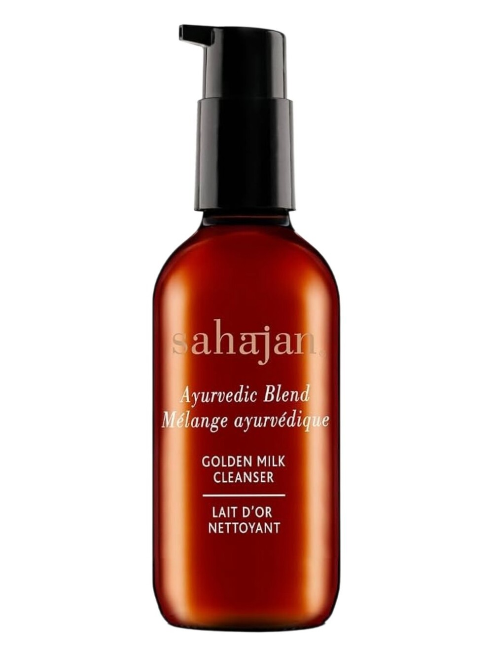 Sahajan Golden Milk Cleanser Full Size 4oz Tumeric Oat Milk Black Cumin Oil